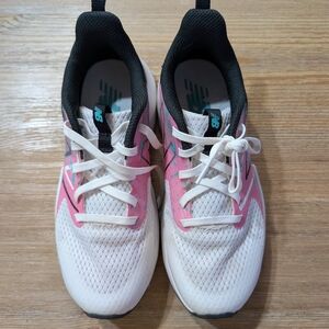 New Balance Kids' Sneakers in White and Pink